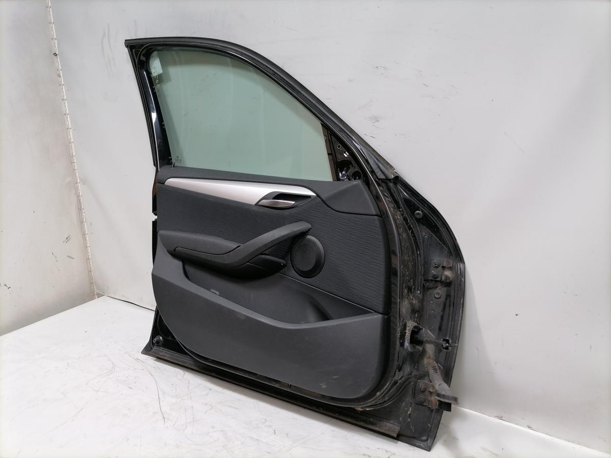 BMW X1 E84 original T&uuml;r vorn links 475 Blacksapphire Rohbau Bj.2013